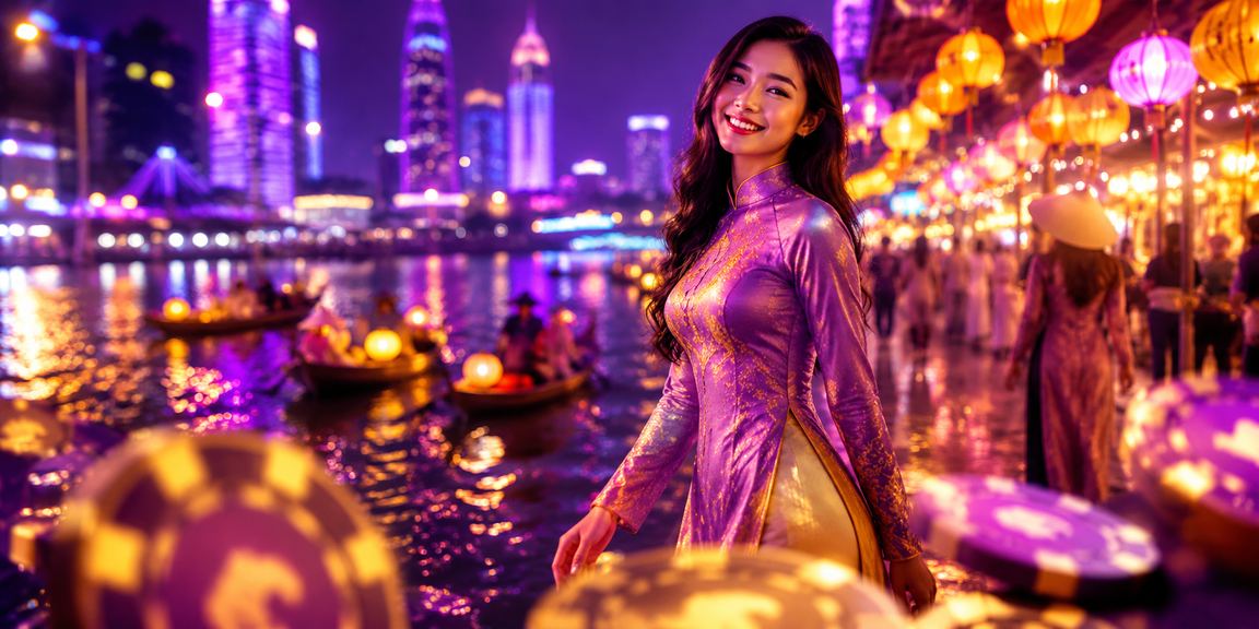 Chợ đêm Sài Gòn gợi bối cảnh người dùng xem ưu đãi giải trí trên mobile